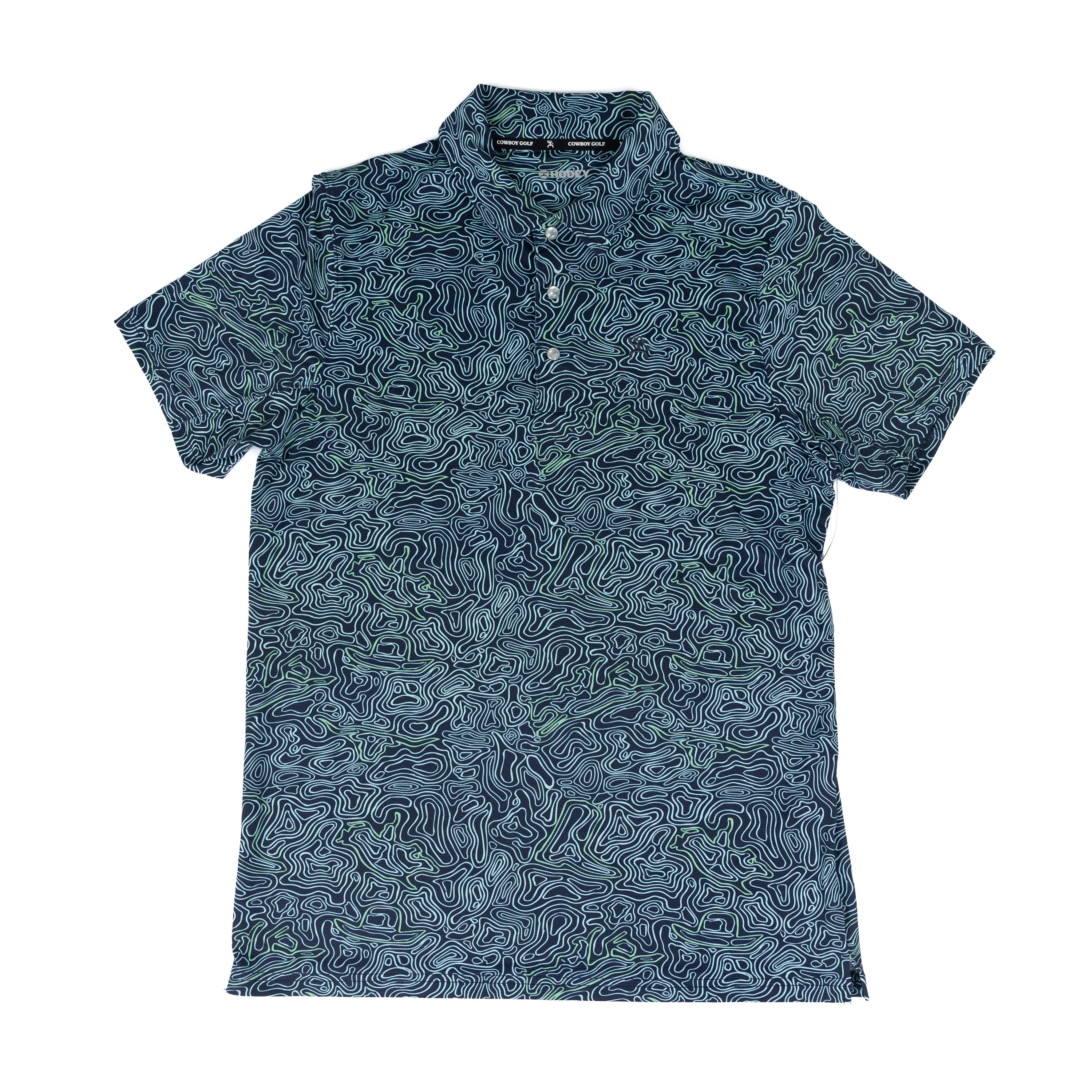 Men's Hooey Drive Inkwell Polo Shirt HP2602NVBL