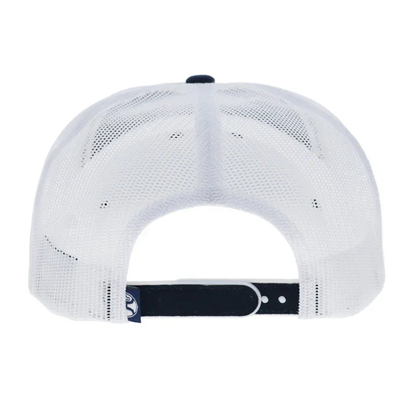 Men's Hooey "OG" Hat Charcoal/White with Navy Stitching 2660T-CHWH