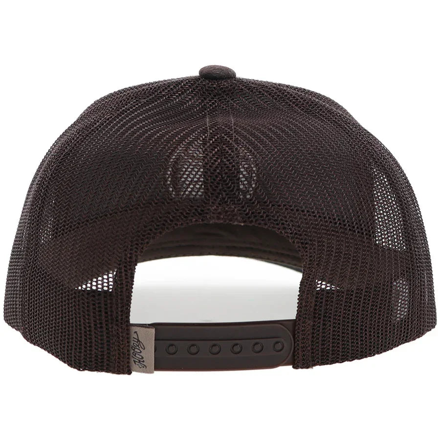 Men's Hooey "Primo" Brown Cap With Black and Cream Patch 2446T-BRBK - Crazy House Western Wear