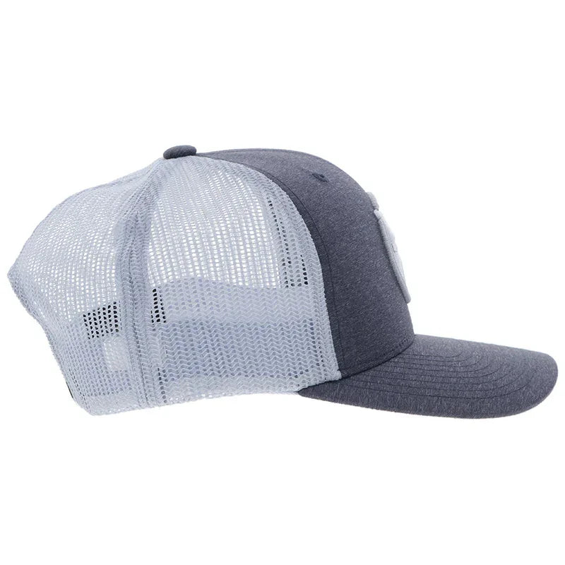 Men's Hooey "Strap" Roughy Hat Charcoal and White 4032T-CHWH - Crazy House Western Wear