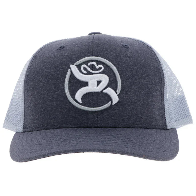 Men's Hooey "Strap" Roughy Hat Charcoal and White 4032T-CHWH - Crazy House Western Wear