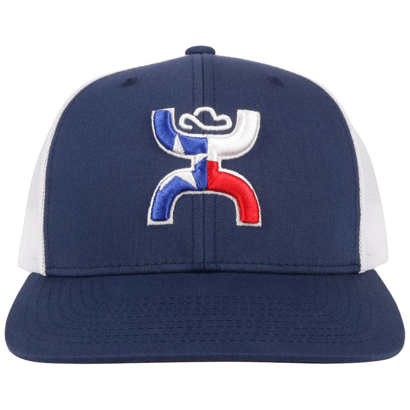 Men's Hooey "Texican" Navy and White Cap 2120T-NVWH - Crazy House Western Wear