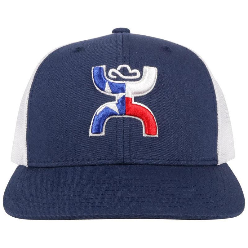 Men's Hooey "Texican" Navy and White Cap 2120T-NVWH - Crazy House Western Wear