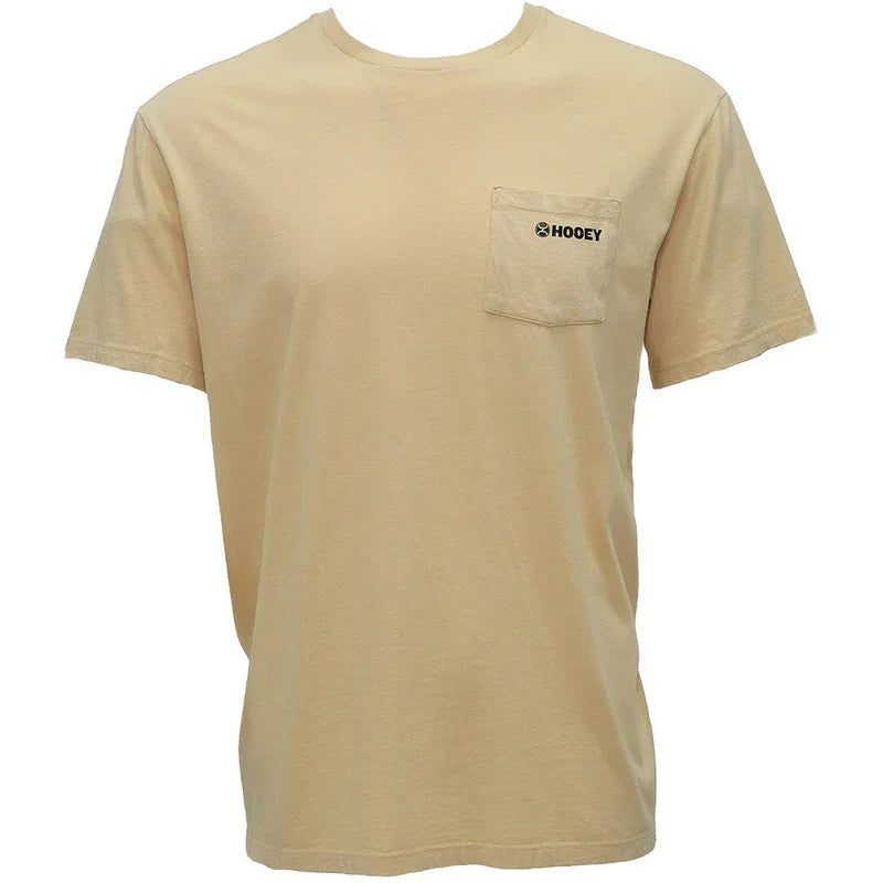 Men's Hooey "Zenith" Tan with Aztec Hooey Logo T-shirt HT1682TN