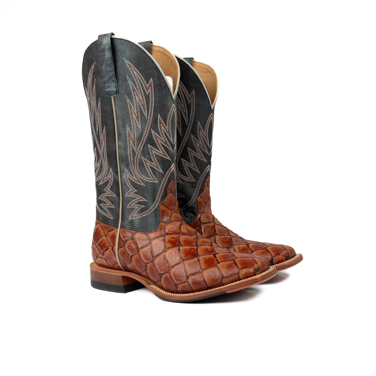 Men's Horse Power Cognac Filet of Fish with 13" Seas the Day Top HP1823