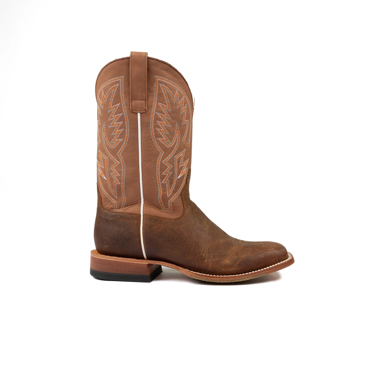 Men's Horse Power Distressed Bison with 11" Tan Maverick Top HP1877