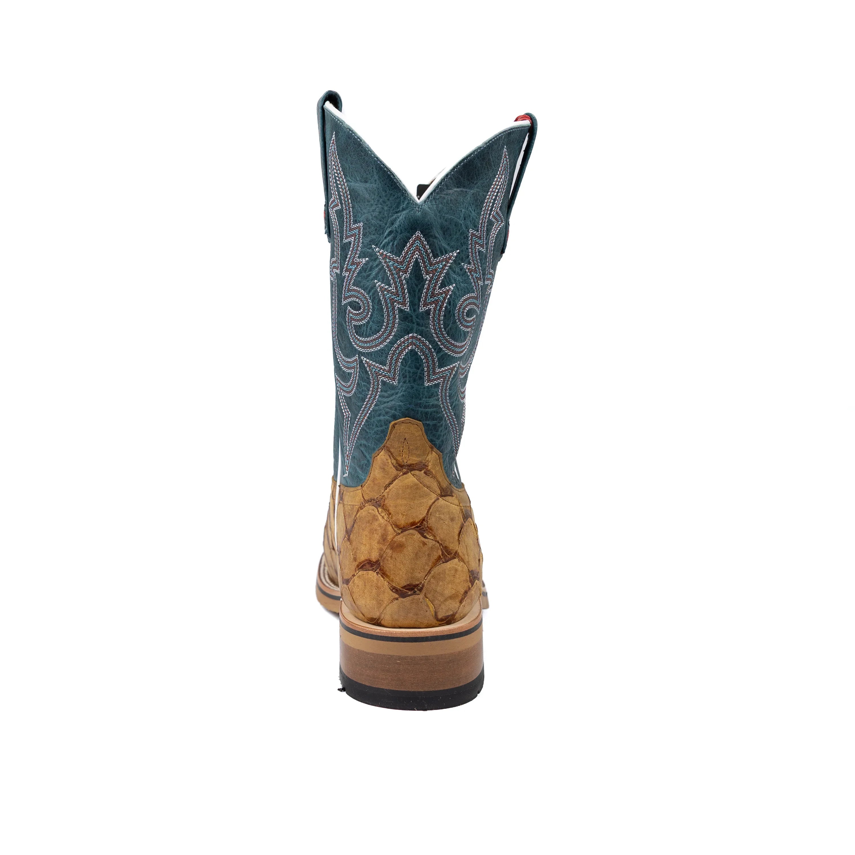 Men's Horse Power Fish Print Steel Toe Boot 12" HPW2500
