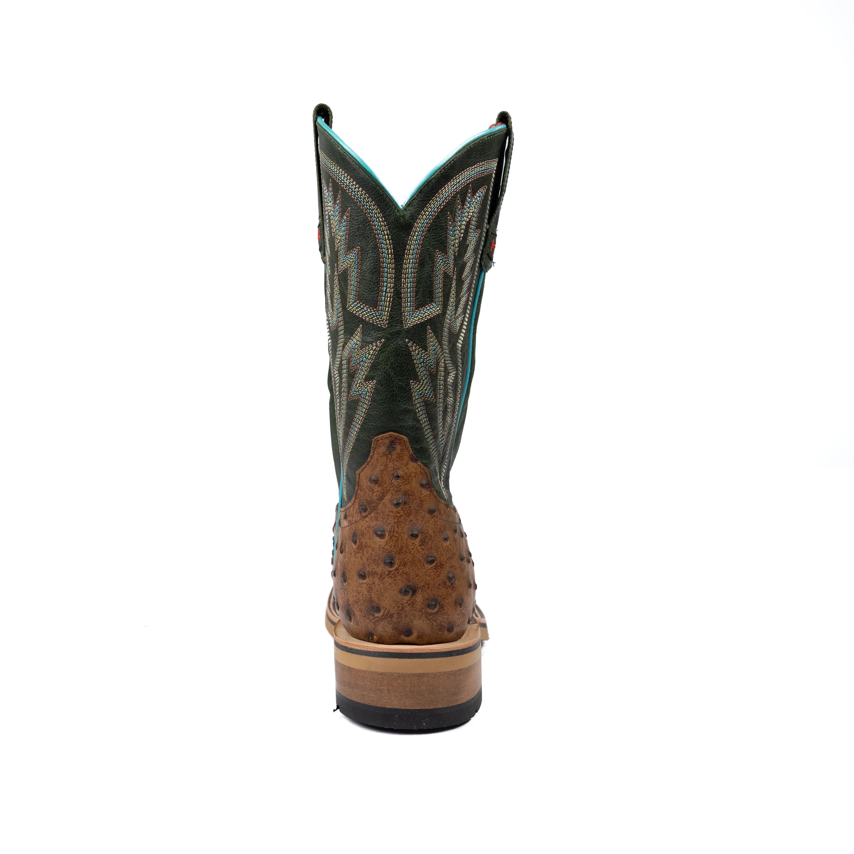 Men's Horse Power Honey Impostrich Print Steel Toe Boot 12" HPW2503