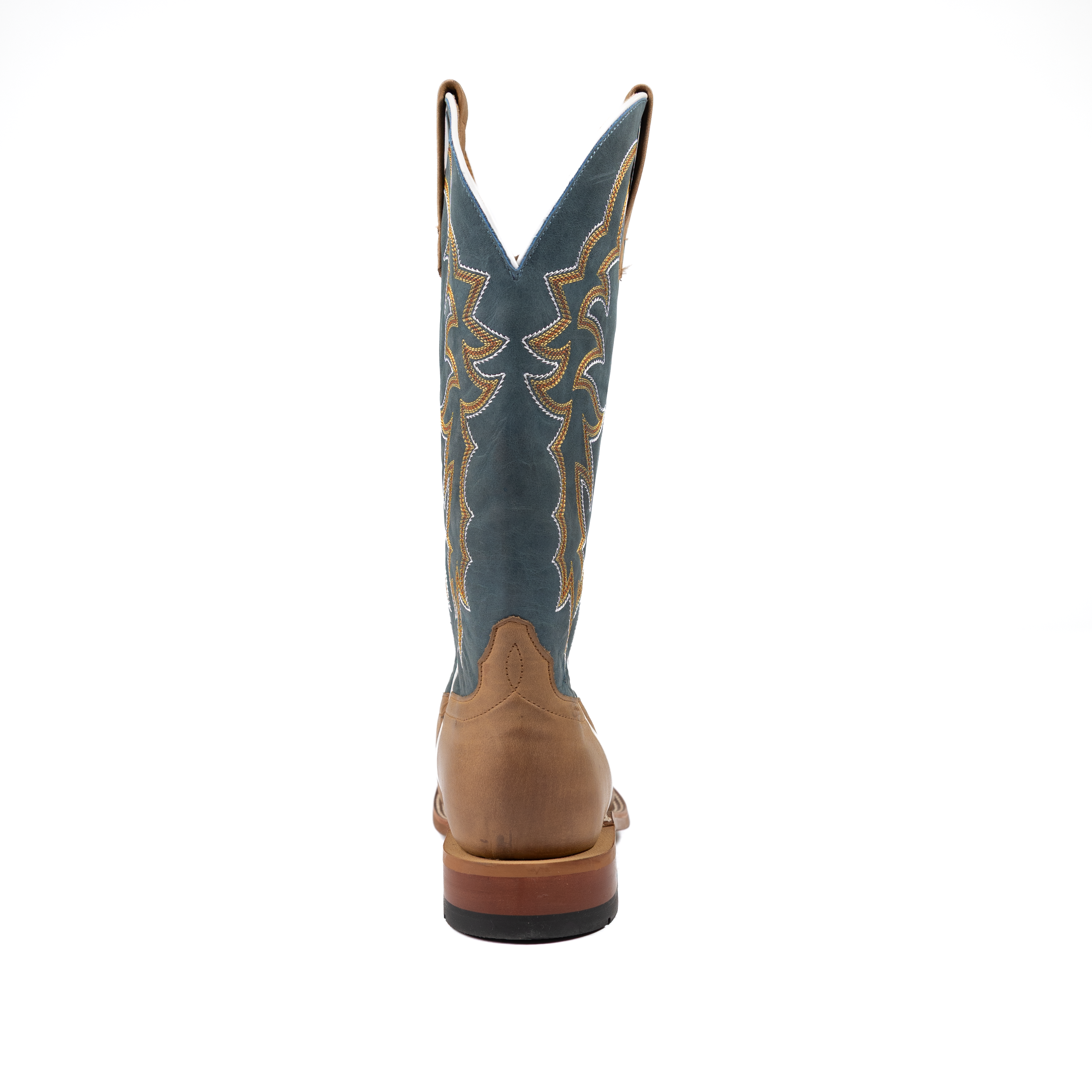 Men's Horse Power Pecan Barking Iron with 13" Sugared Blue Jeans Top HP1836