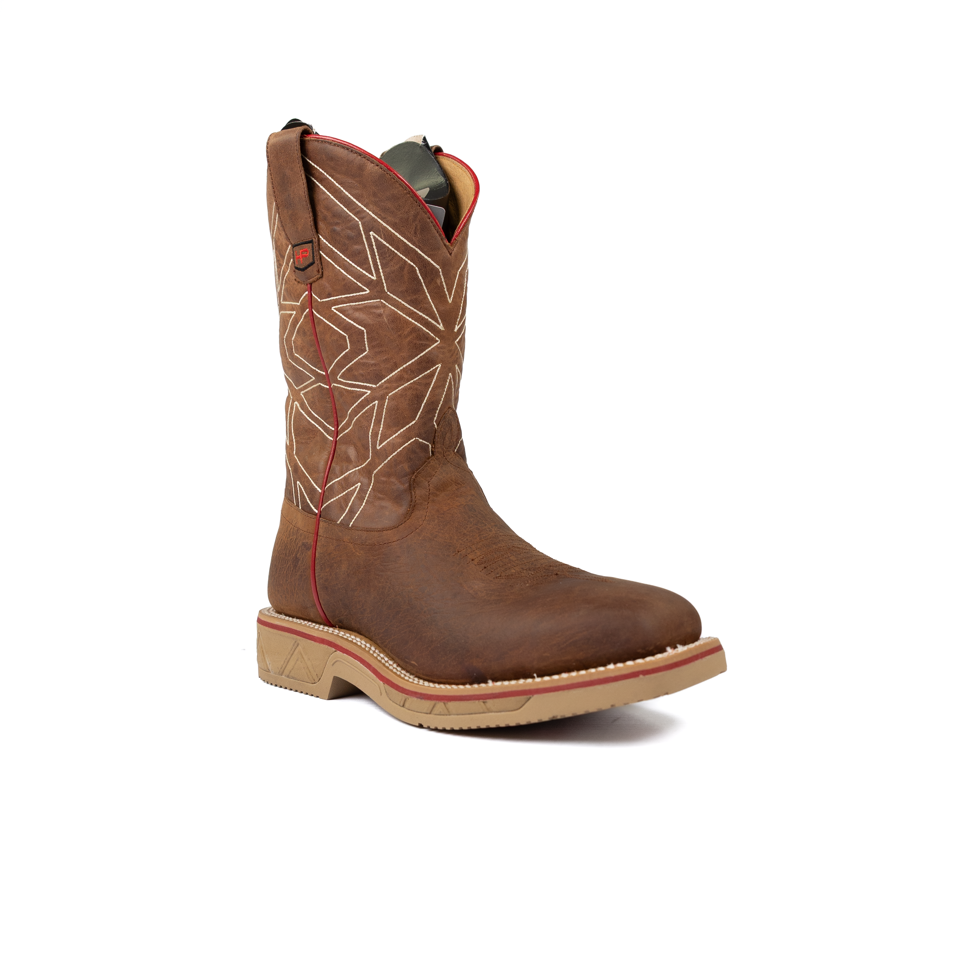 Men's Horse Power Steel Toe Distressed Bison Work Boots HPW2511