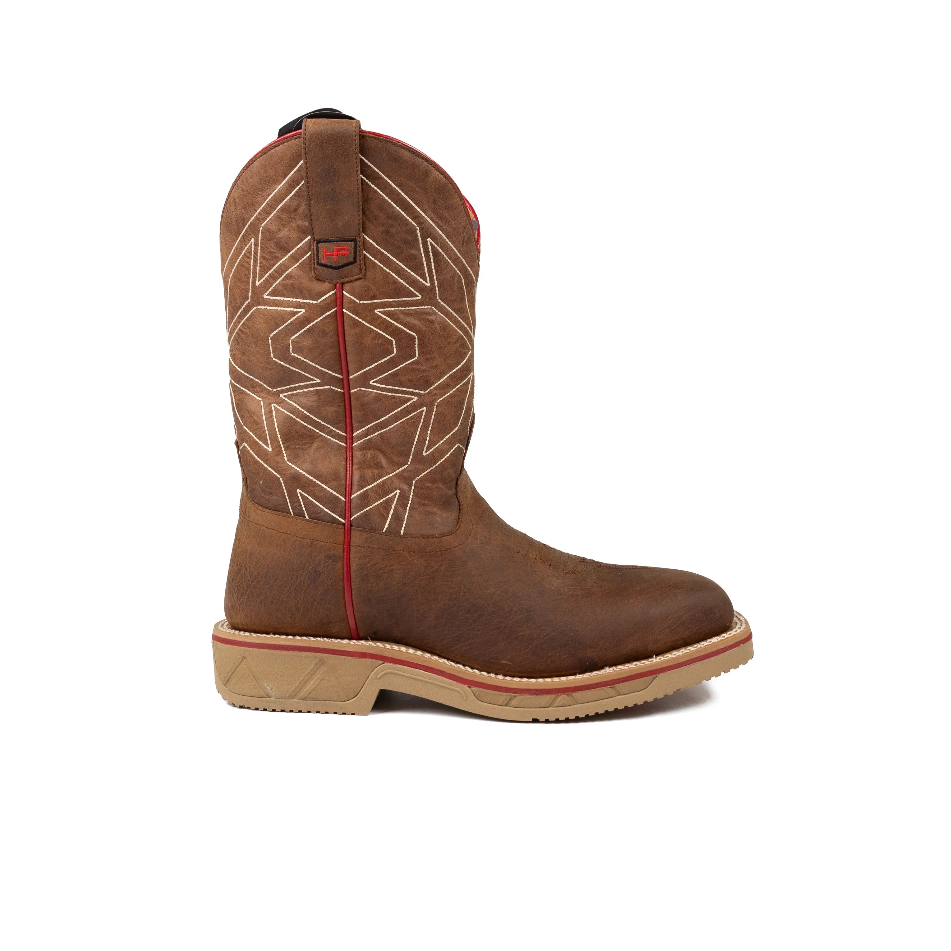 Men's Horse Power Steel Toe Distressed Bison Work Boots HPW2511