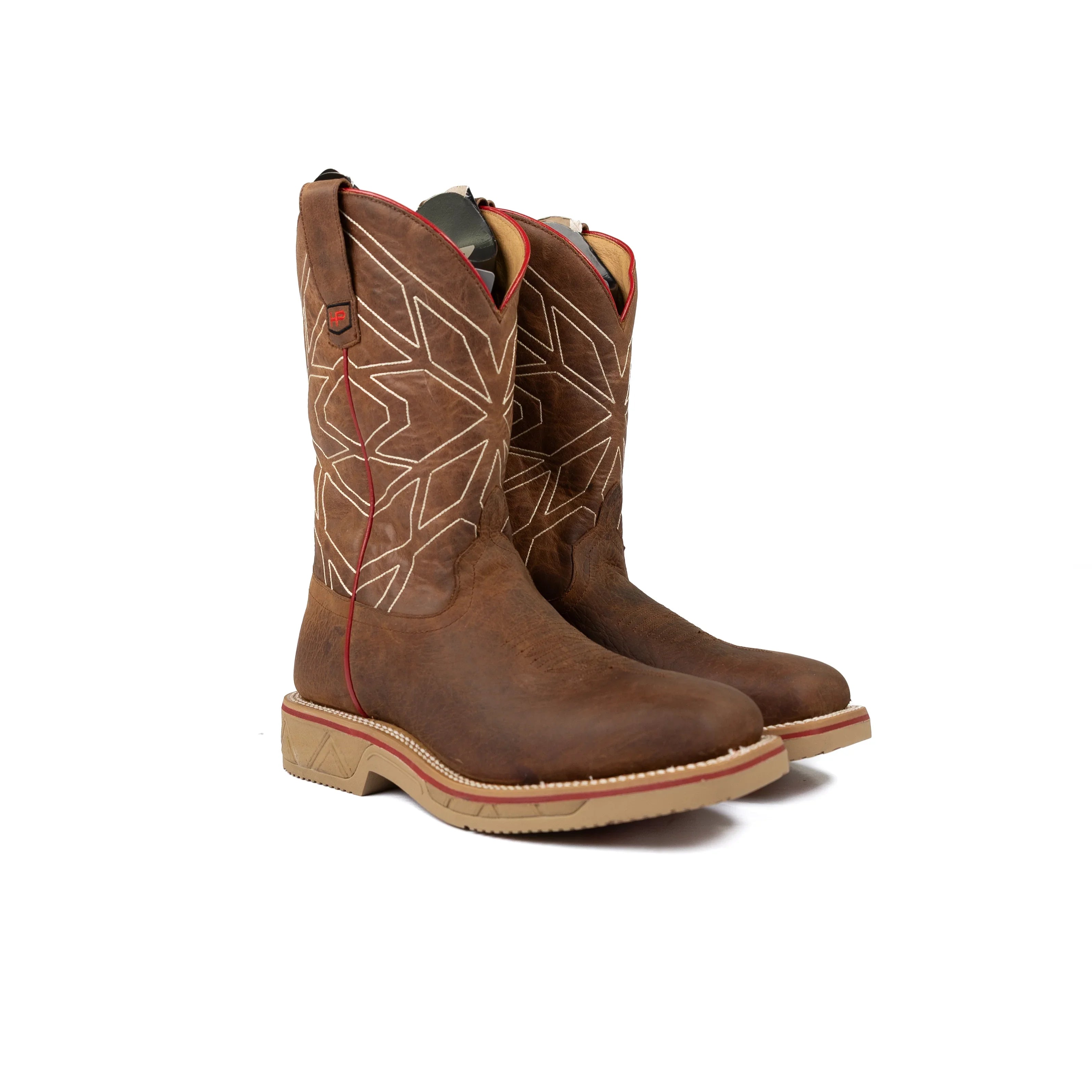 Men's Horse Power Steel Toe Distressed Bison Work Boots HPW2511