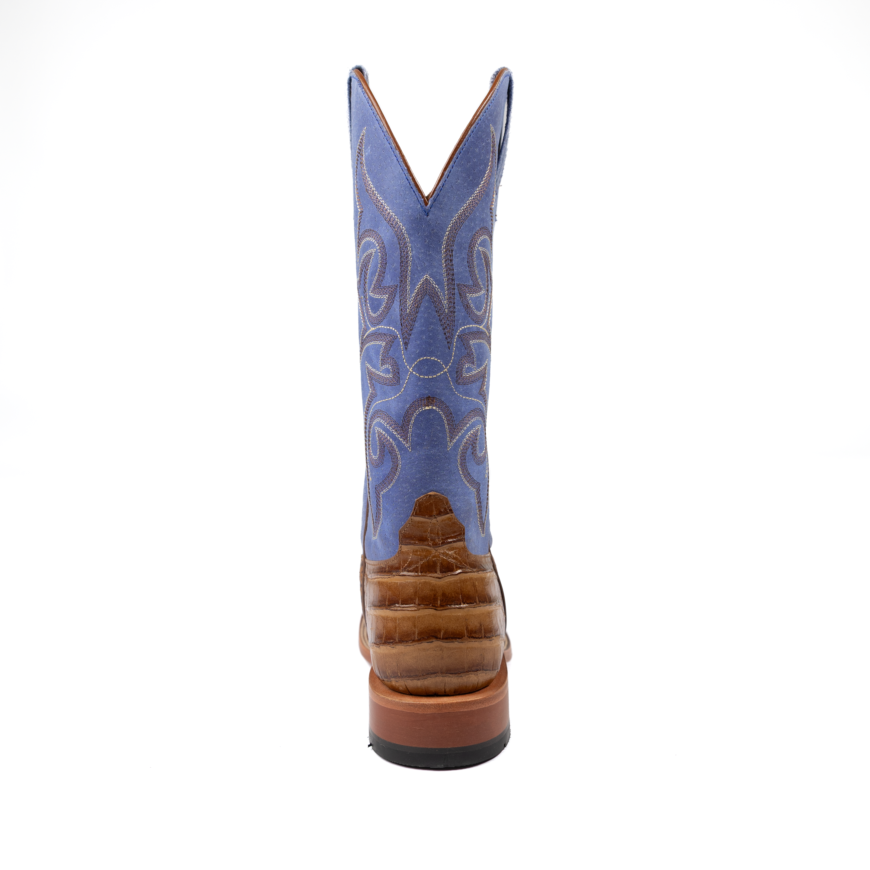 Men's Horse Power Toasted Caiman Print with 13" Blue Sinsation Top HP1842