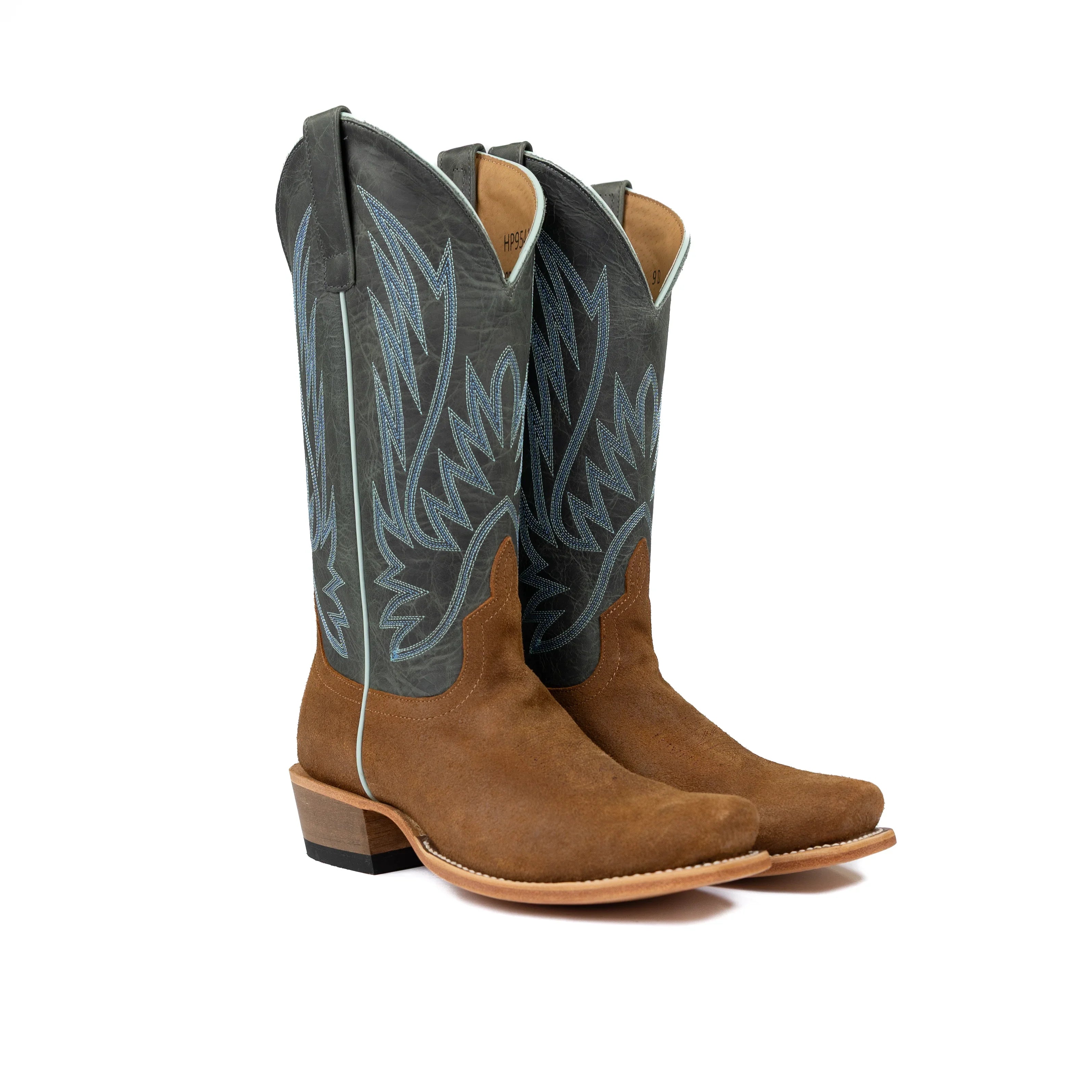 Men's Horse Power Tobacco Old Suede with 13" Emerald Sierra Tops HP9541
