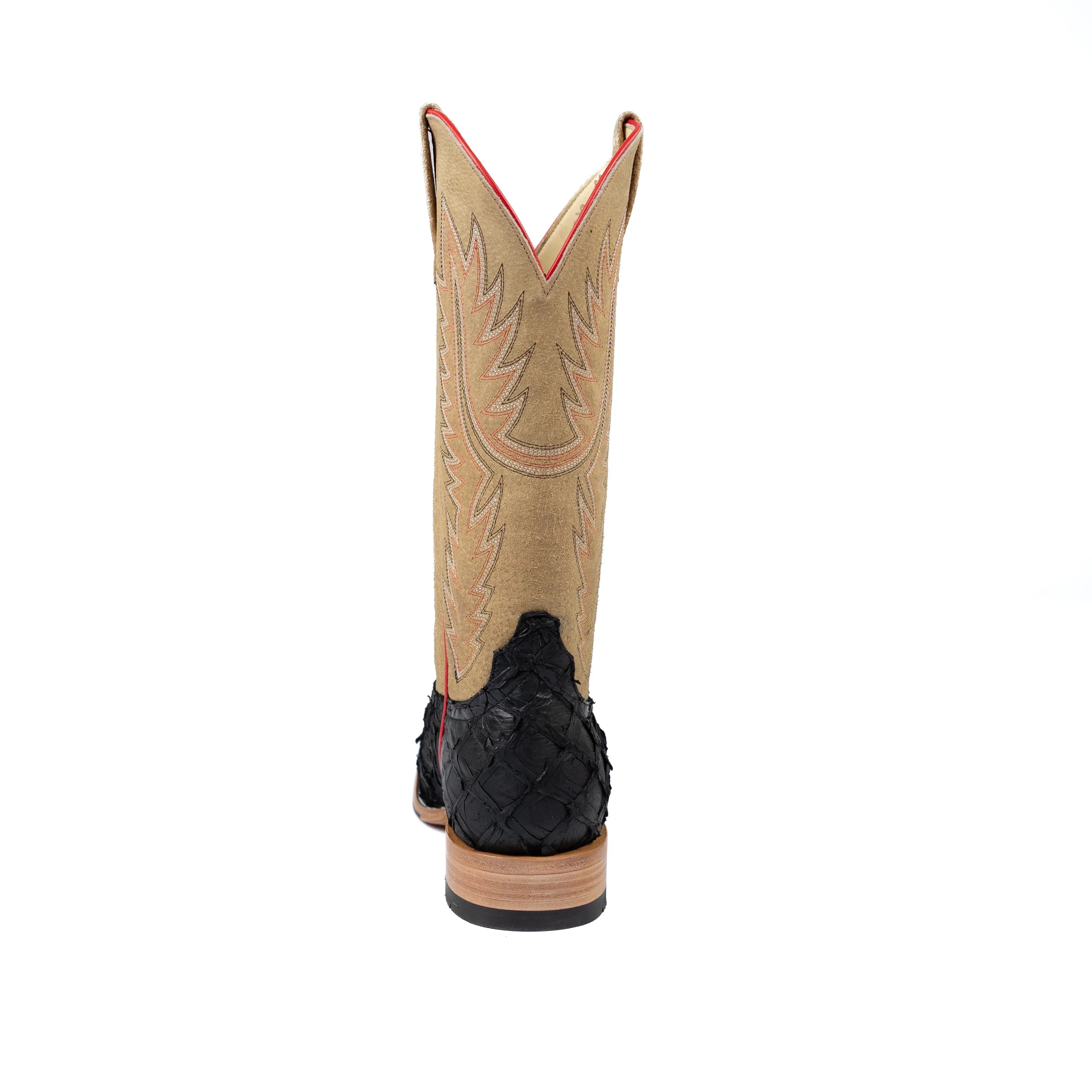 Men's Horse Power Top Hand Black Matte Big Bass with 13" Honey Crazyhorse Top HP8062