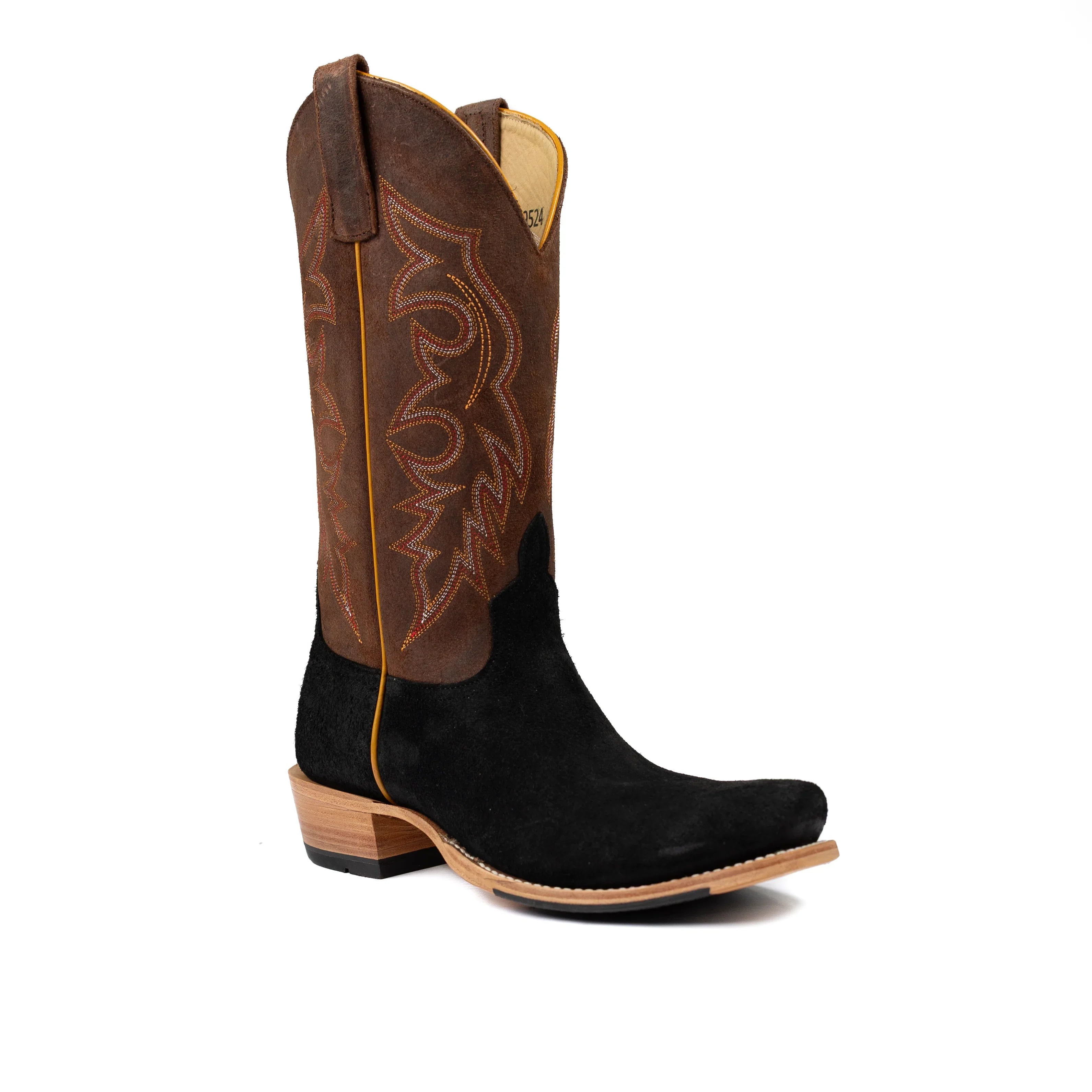 Men's Horse Power Top Hand Black Suede with 13" Oil Tan Top HP9524