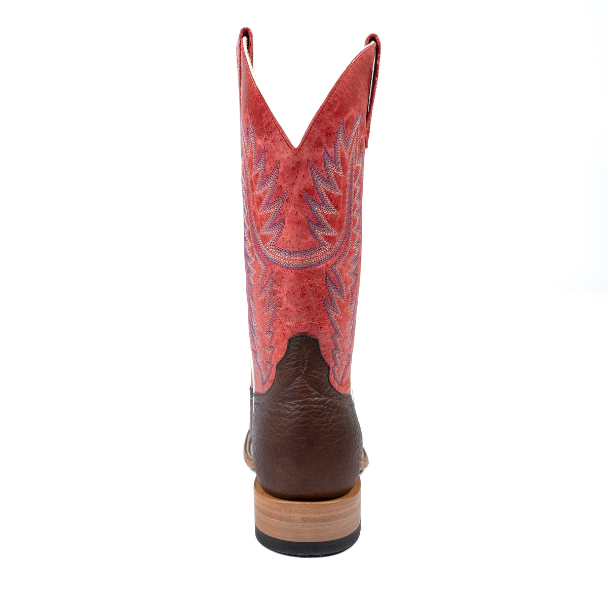 Men's Horse Power Top Hand Brown Shrunken Shoulder with 13" Red Sinsation Top HP8056