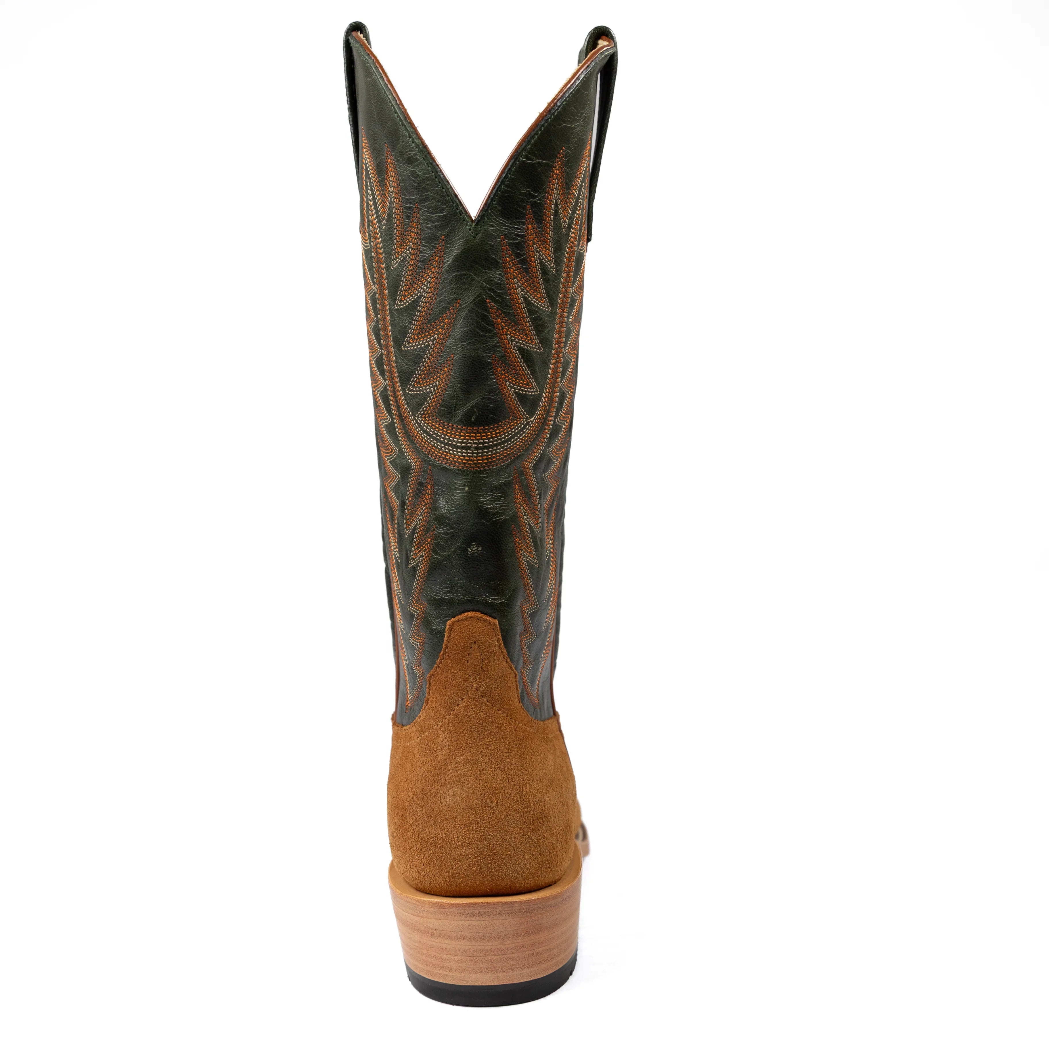 Men's Horse Power Top Hand Camel Suede with 13" Emerald Explosion Top HP9500
