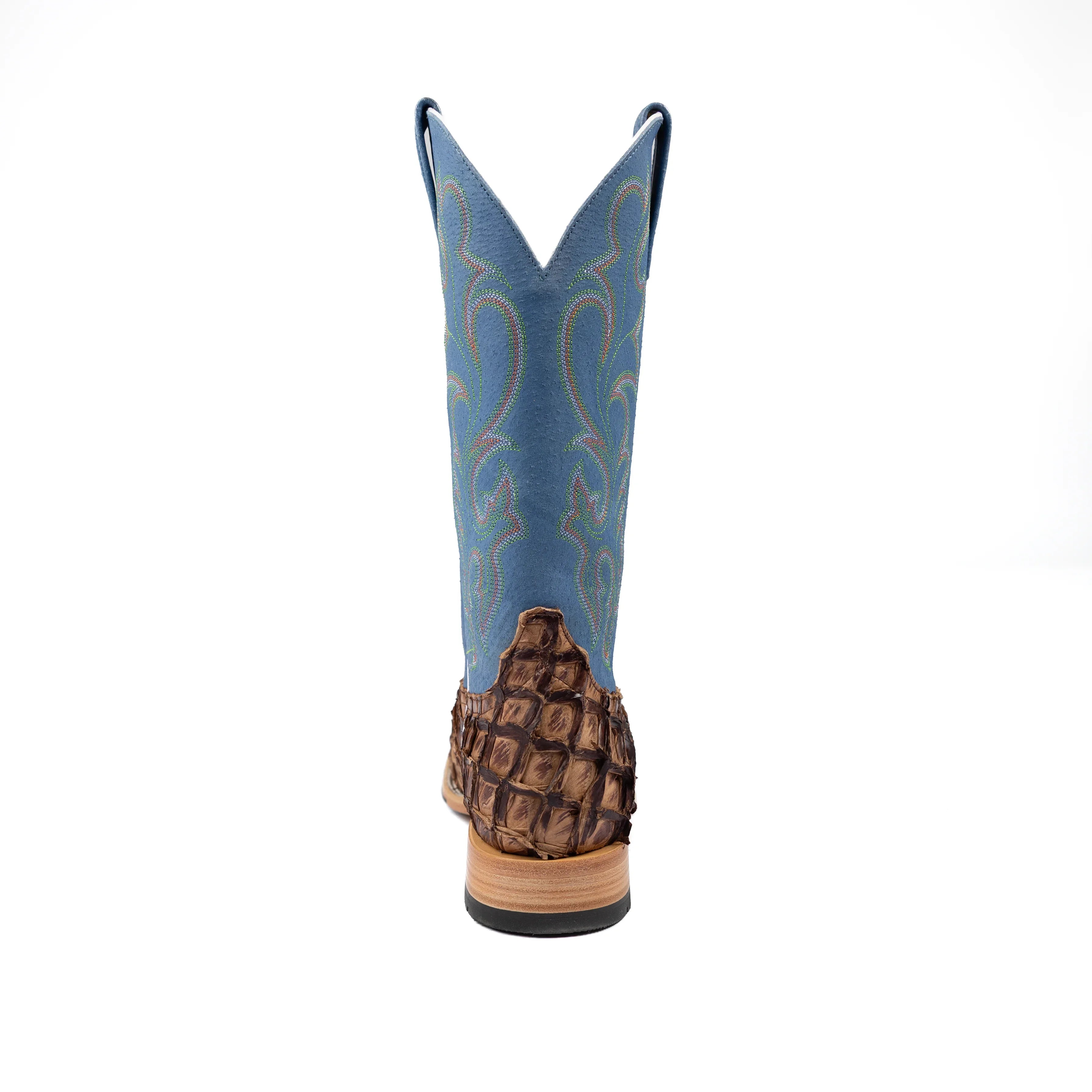 Men's Horse Power Top Hand Cigar Matte Big Bass with 13" Royal Blue Sinsation Top HP8007