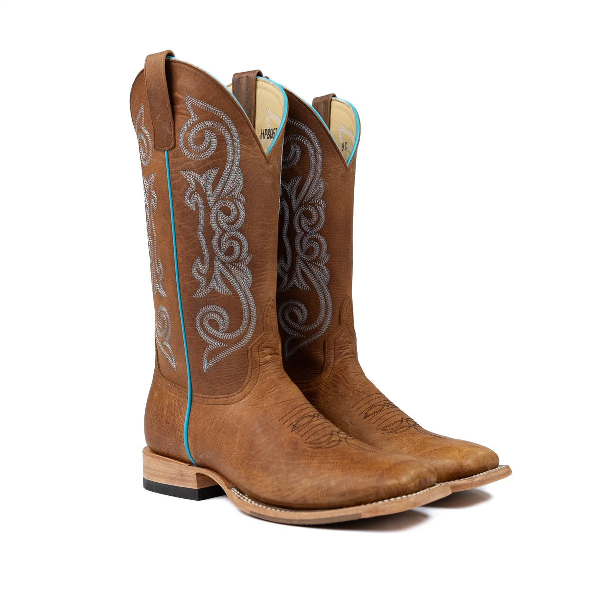 Men's Horse Power Top Hand Oryx Soft Smooth Quill Ostrich with 13" Honey Crazyhorse Top HP8067
