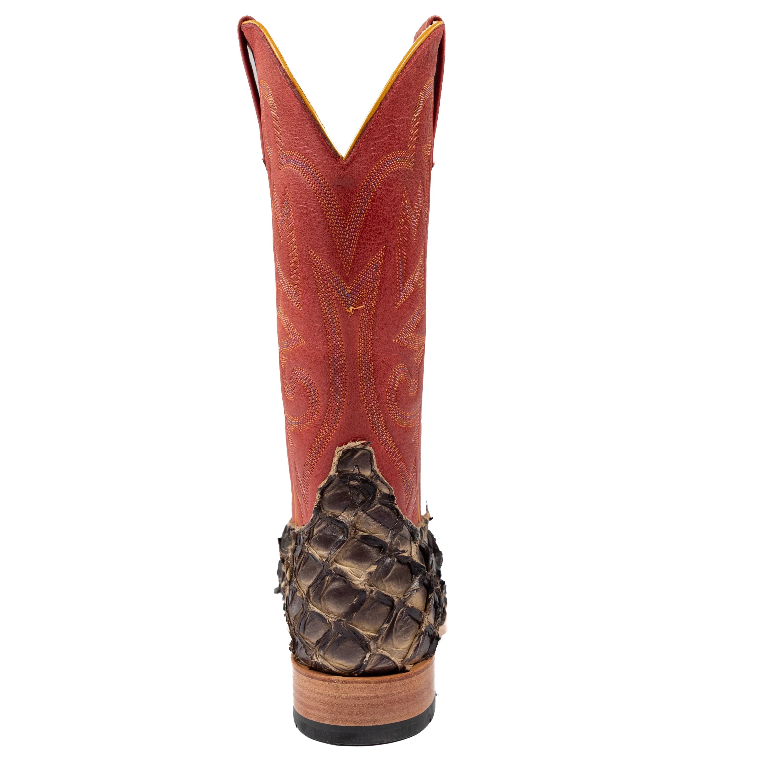 Men's Horse Power Top Hand Petrified Oak Big Bass with 13" Red Explosion Top HP8068