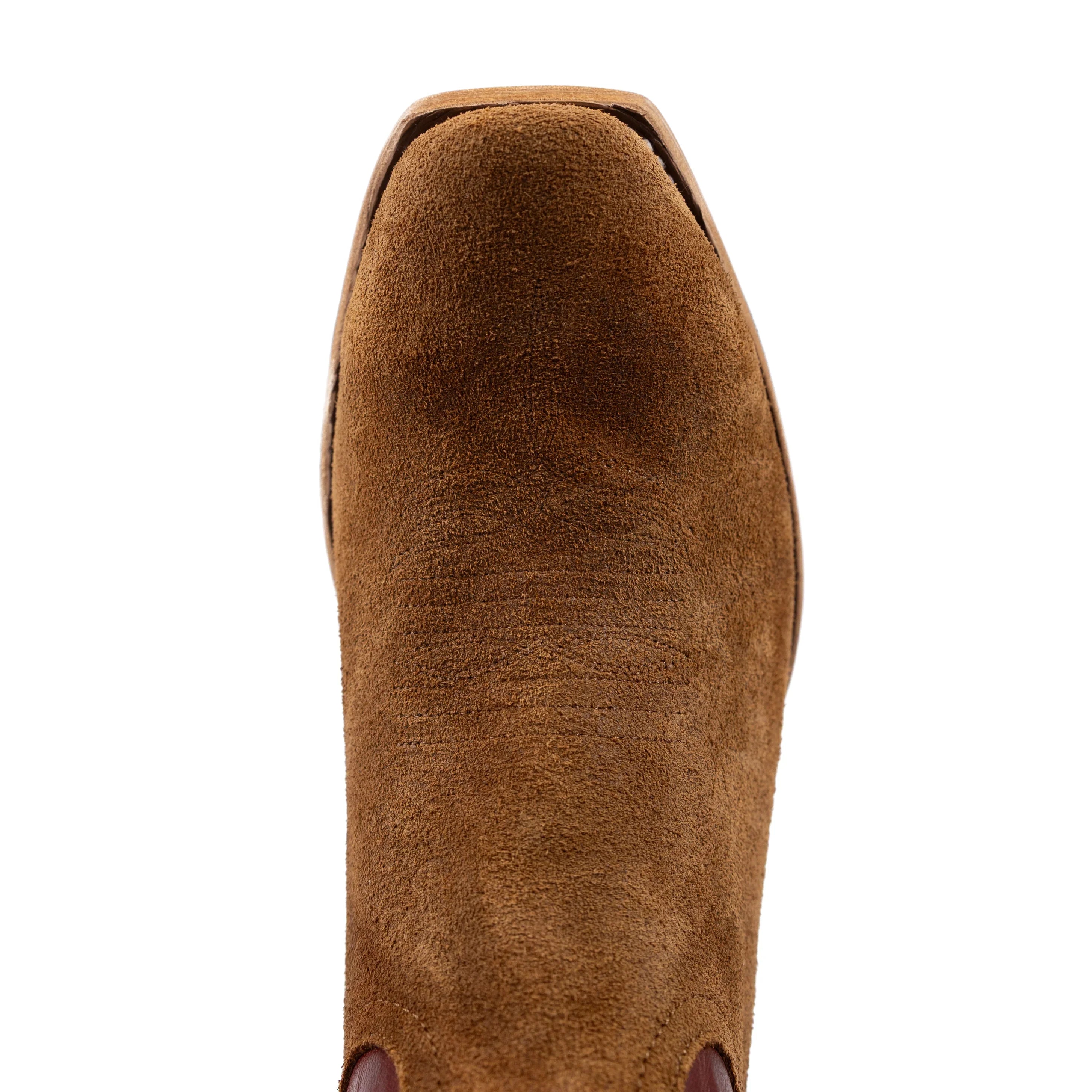 Men's Horse Power Top Hand Snuff Waxy Commander with 13" Red Weatherford Goat Top HP9501