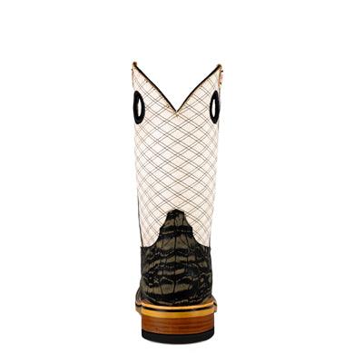 Men's Horsepower Caiman Print Steel Toe Boot 12" HPW2501 - Crazy House Western Wear
