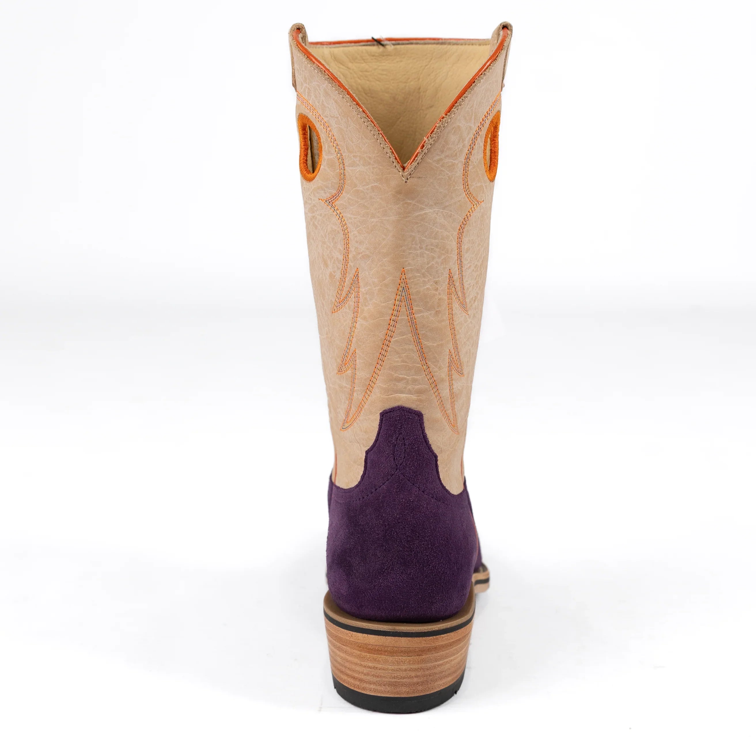 Men's Horsepower High Noon Purple Suede Cutter Toe Boots HP9517