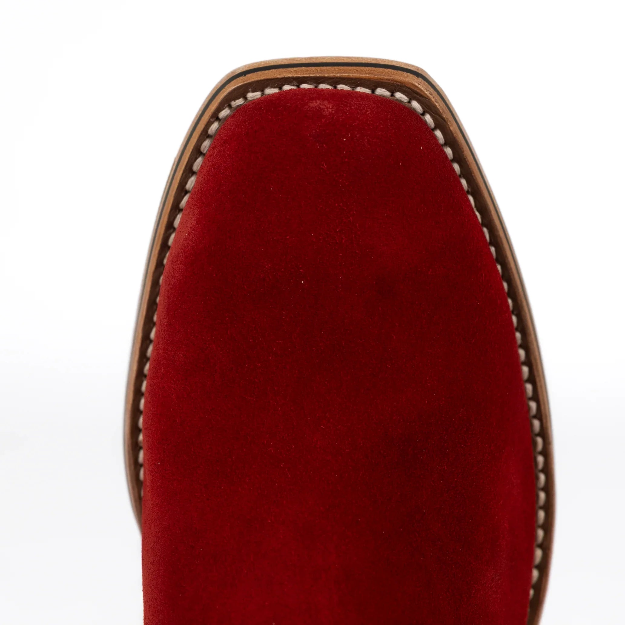 Men's Horsepower High Noon Red Suede Cutter Toe Boots HP9516