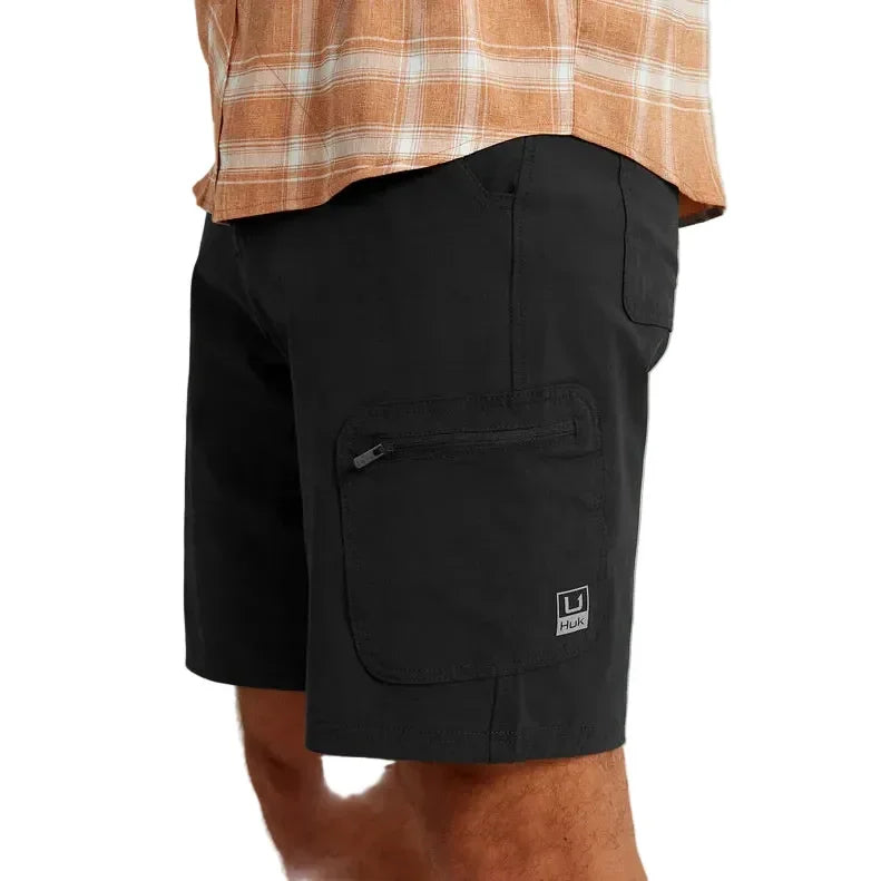 Men's Huk Black Next Level 10.5 IN Shorts H2000171-001
