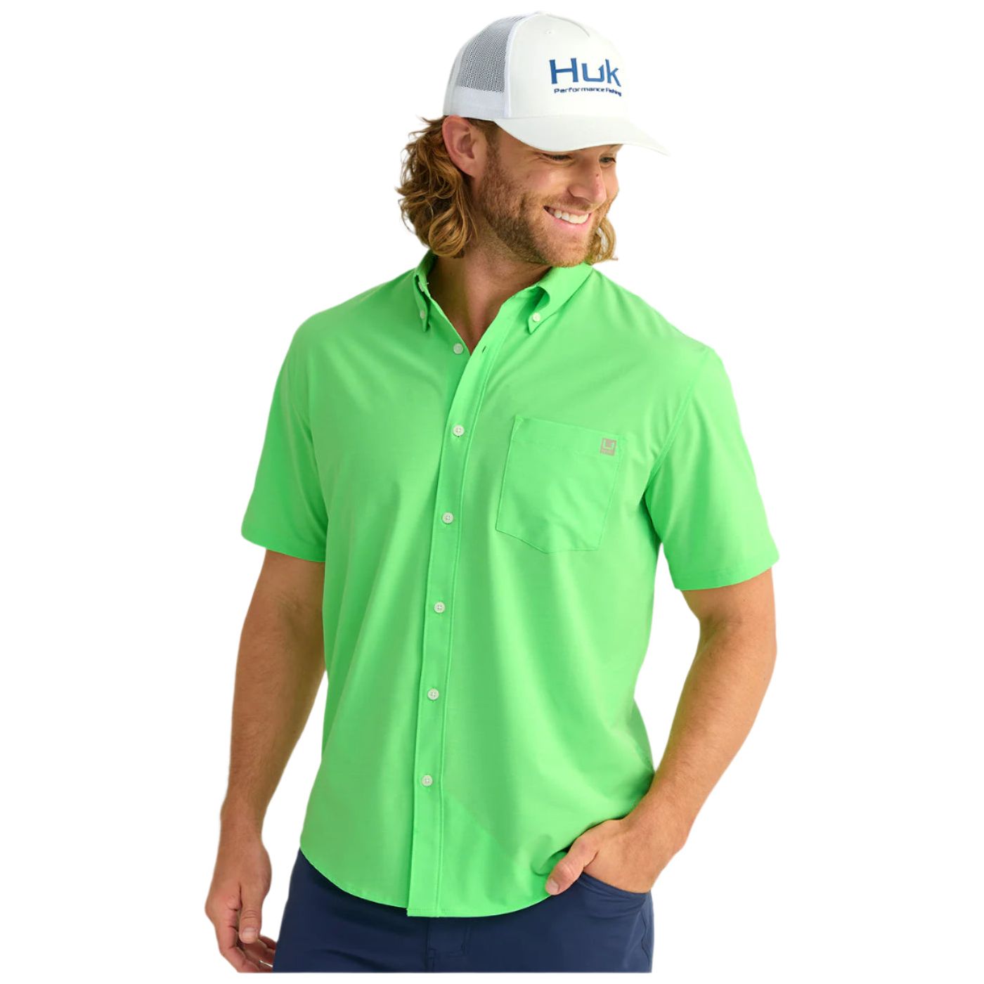 Men's Huk Kona Button-Down H1500154-321 - Crazy House Western Wear