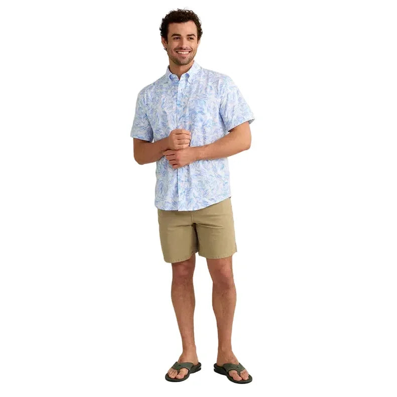 Men's Huk Regatta Fish Chaos KC Kona Button-Down Shirt H1500192-431