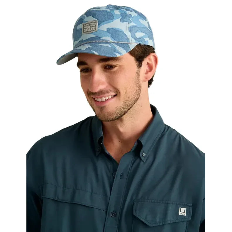 Men's Huk Sea Storm Tide Point Short Sleeve Button-Down H1500171-408