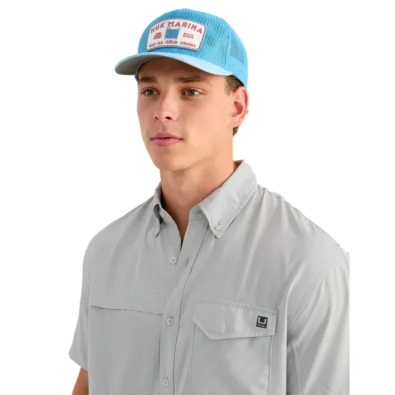 Men's Huk Seagull Tide Point Short Sleeve Button Down H1500171-059