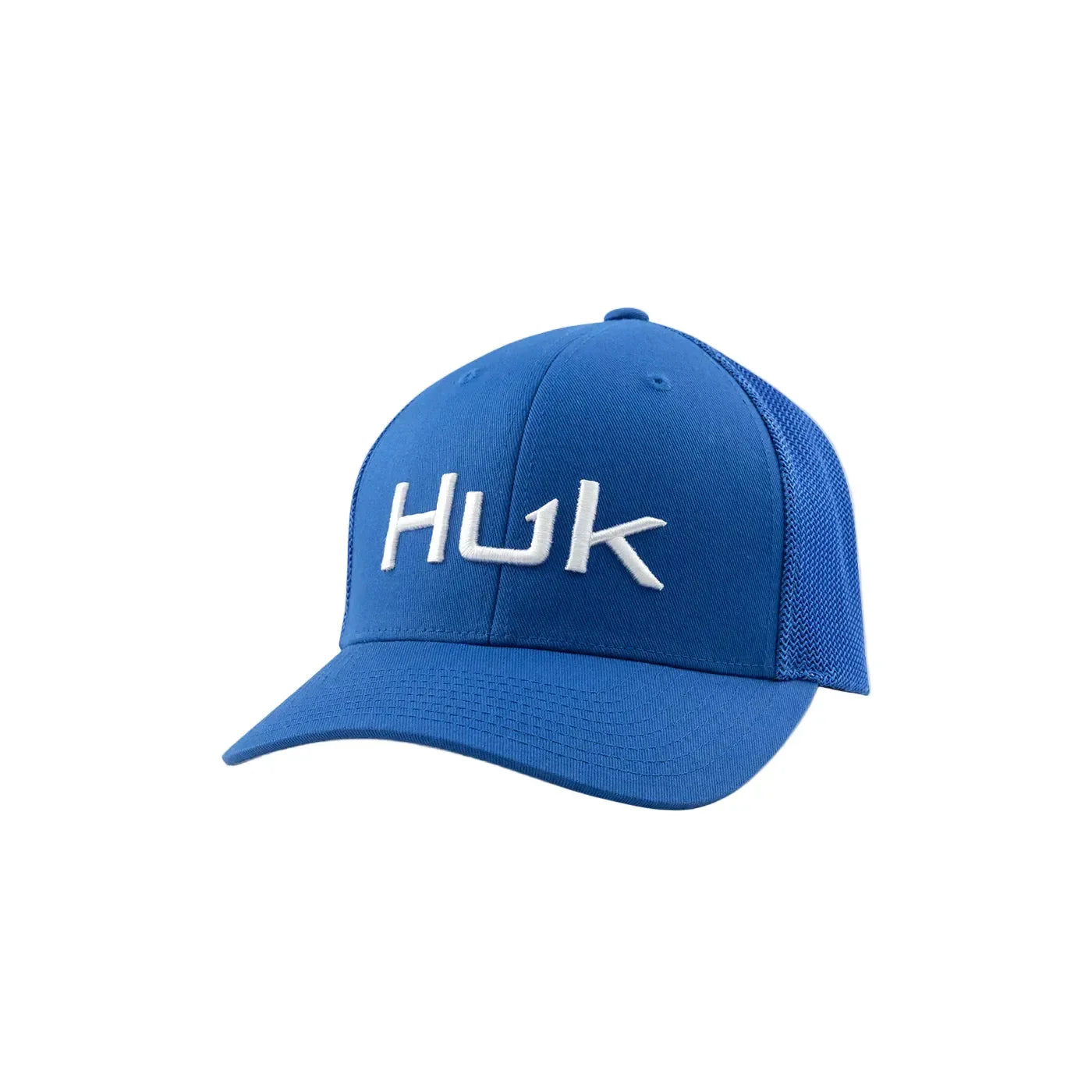 Men's Huk Vessel Blue Embroidered 110 Trucker Hat H3000523-430