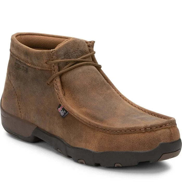 Men's Justin 4" Cappie Steel Toe Shoe 235 - Crazy House Western Wear