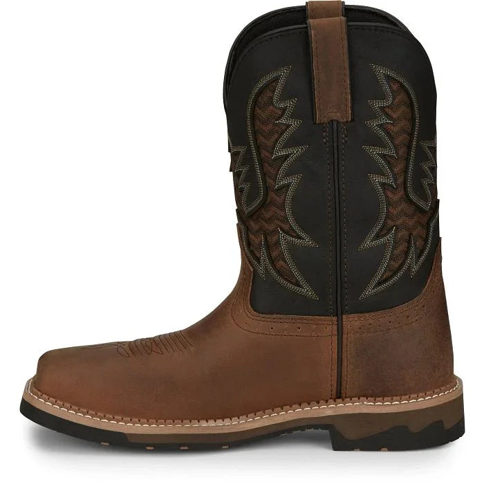 Men's Justin Bolt 11" Nano Safety Toe Boot SE4113 - Crazy House Western Wear