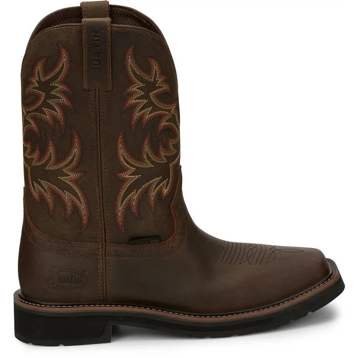 Men's Justin Driller 11" Steel Toe Boot SE4682 - Crazy House Western Wear