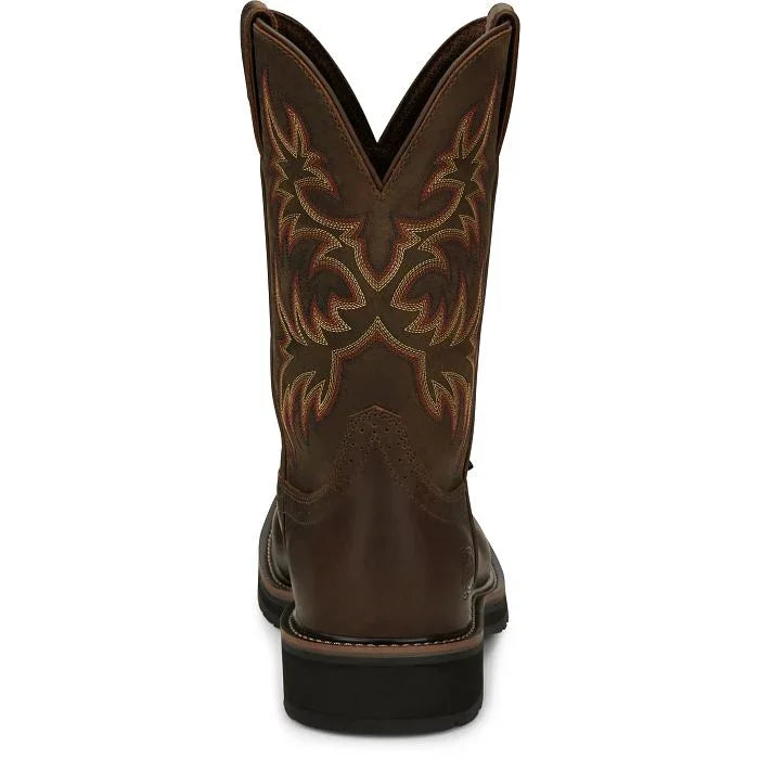 Men's Justin Driller 11" Steel Toe Boot SE4682 - Crazy House Western Wear