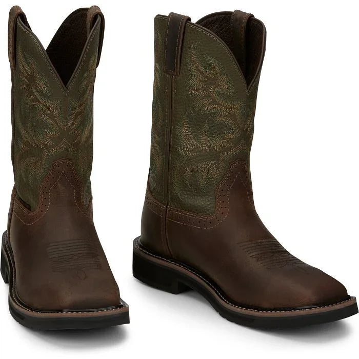 Men's Justin Driller 11" Work Boot SE4687 - Crazy House Western Wear