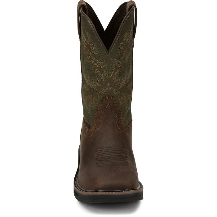 Men's Justin Driller 11" Work Boot SE4687 - Crazy House Western Wear