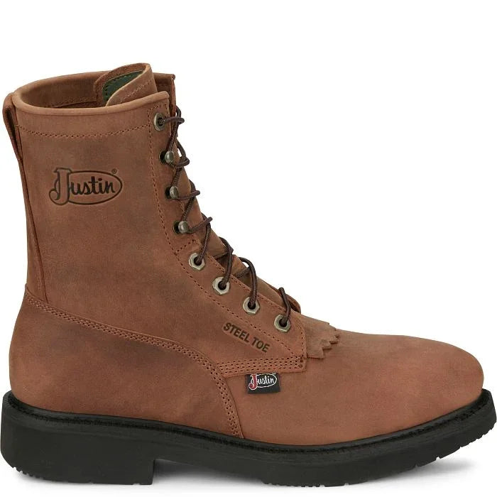 Men's Justin Livestock 11" Steel Toe Lace-Up OW764 - Crazy House Western Wear