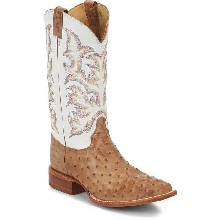Men's Justin Pascoe 13" Full Quill Ostrich Boot 8094 - Crazy House Western Wear