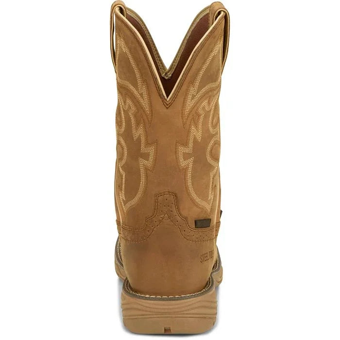 Men's Justin Rush 11" Waterproof Steel Toe Boot SE4340 - Crazy House Western Wear