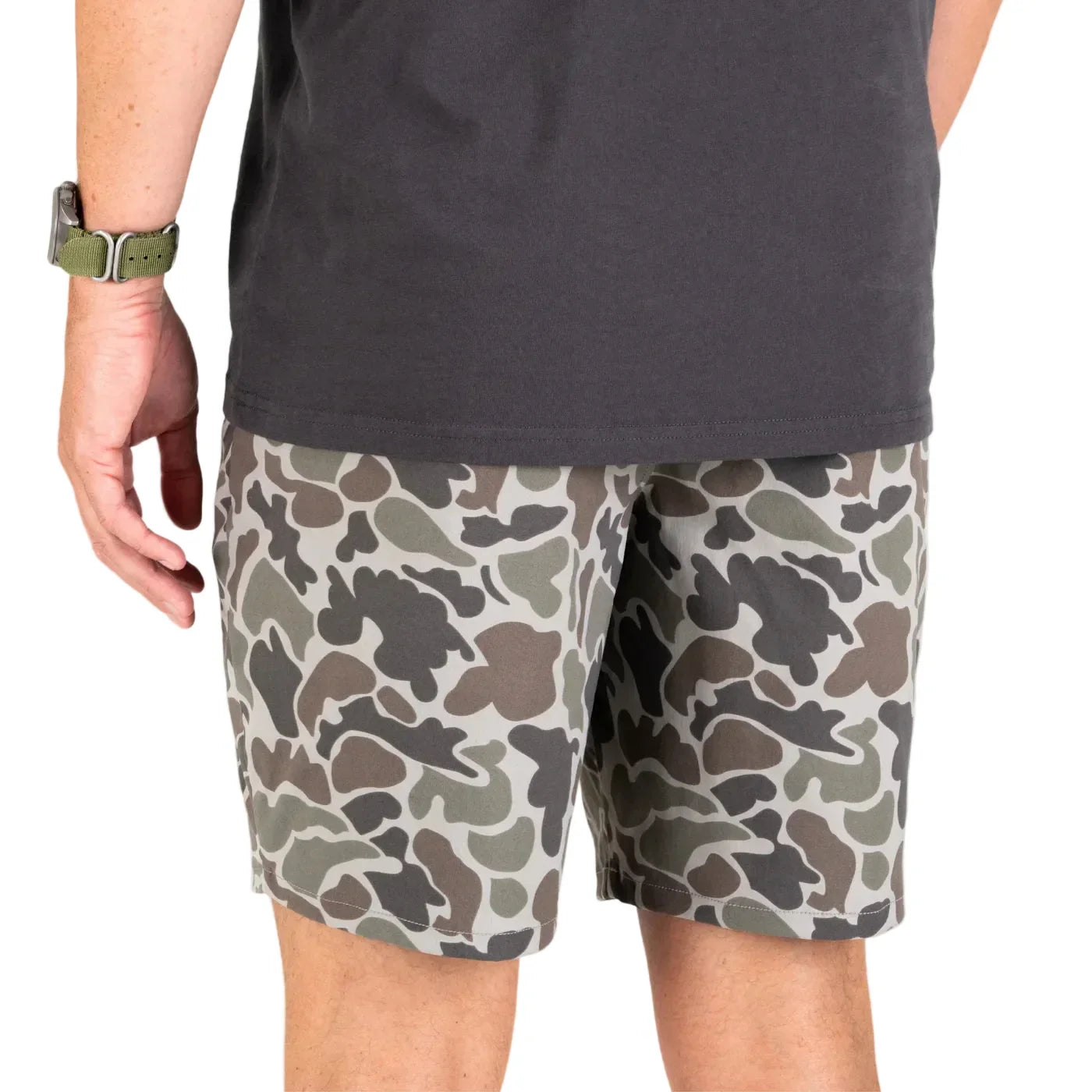 Men's Marsh Wear Dark Green Mallard Camo Prime Hagood Shorts MWS3007-DGMC