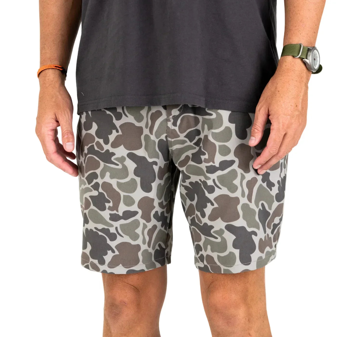 Men's Marsh Wear Dark Green Mallard Camo Prime Hagood Shorts MWS3007-DGMC