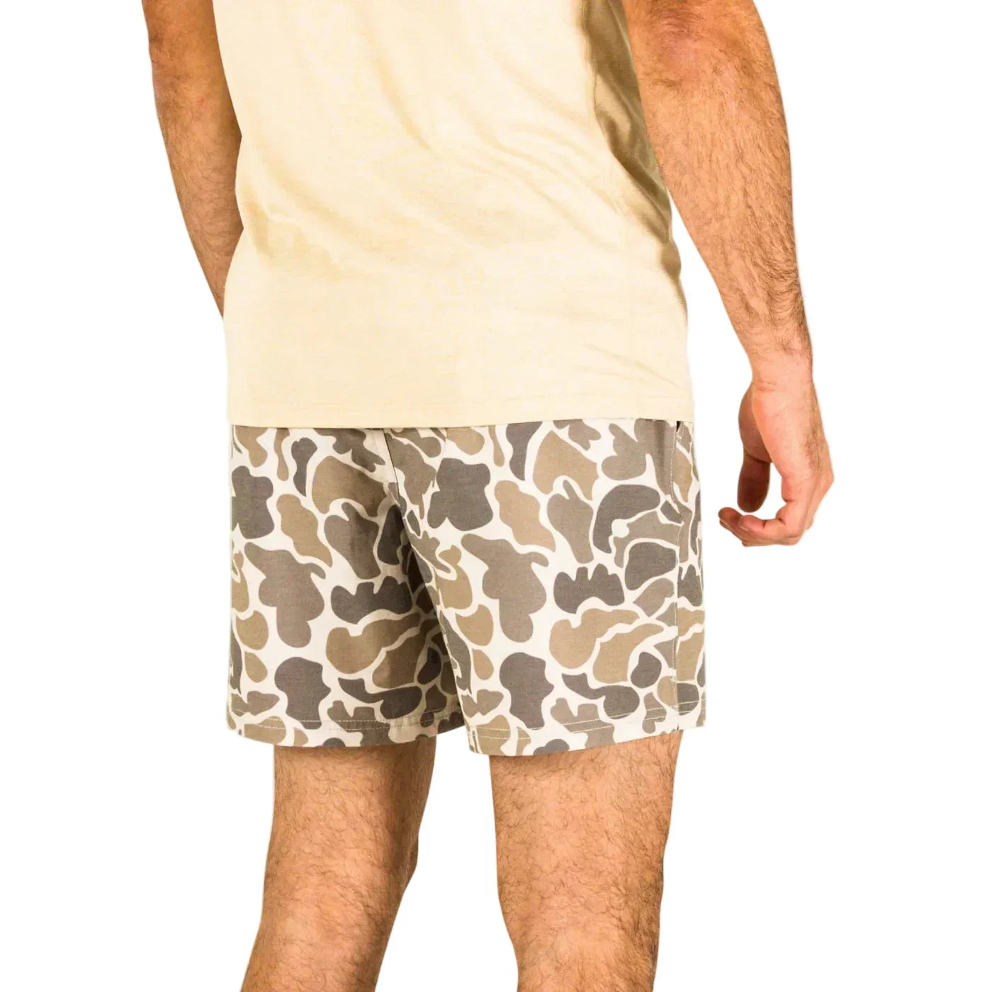 Men's Marsh Wear Khaki Mallard Camo Fulton 5" Volley Shorts MWS5014-KHMC