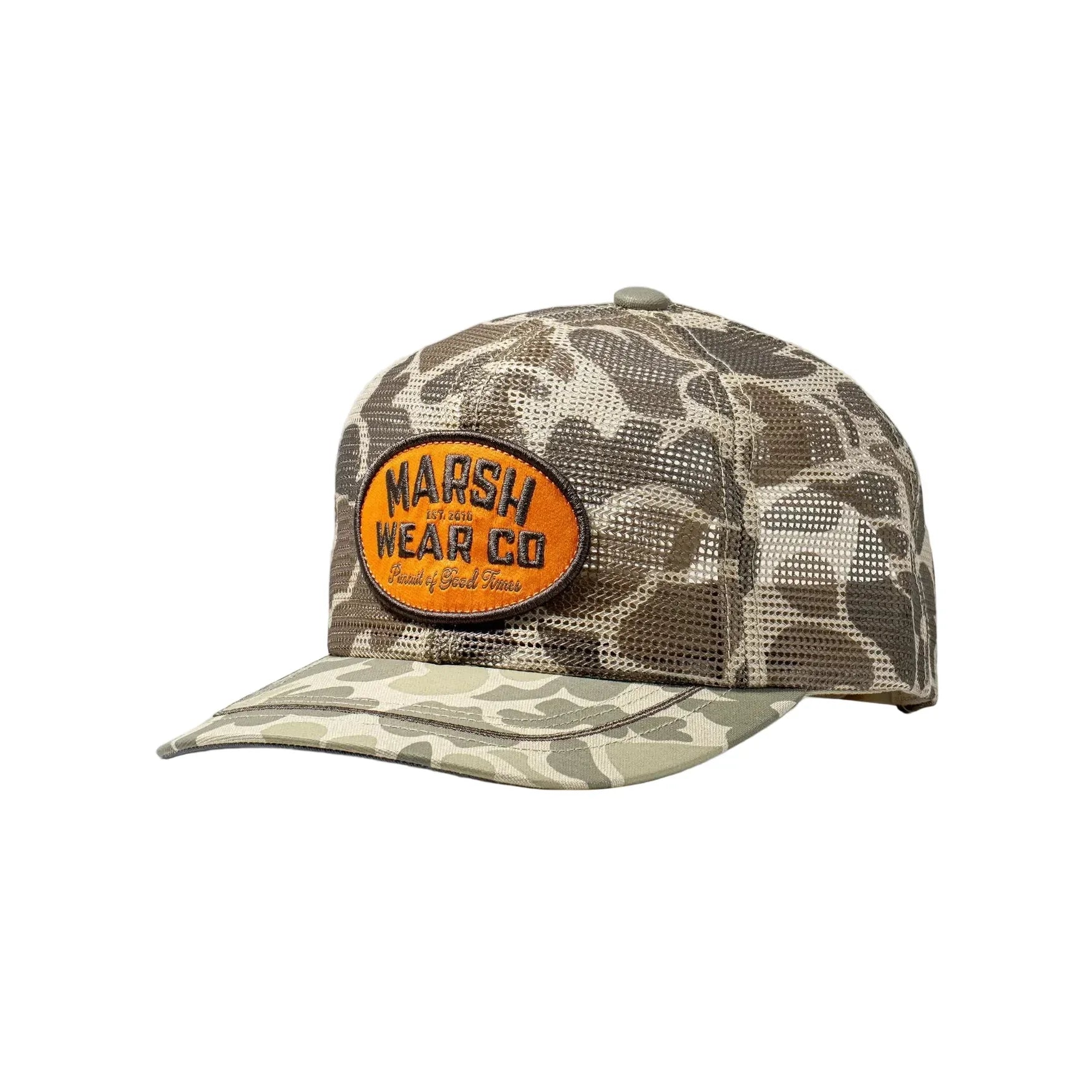 Men's Marsh Wear Khaki Mallard Camo Outpost Mesh Trucker Hat MWC2012-KHMC