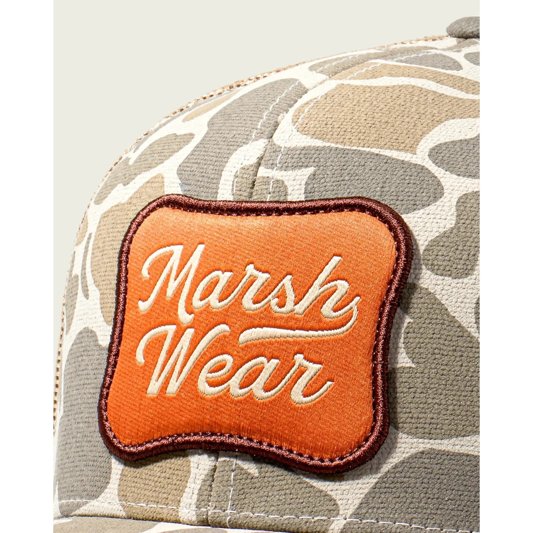 Men's Marsh Wear Khaki Mallard Camo Roadside Trucker Hat MWC1070-KHMC