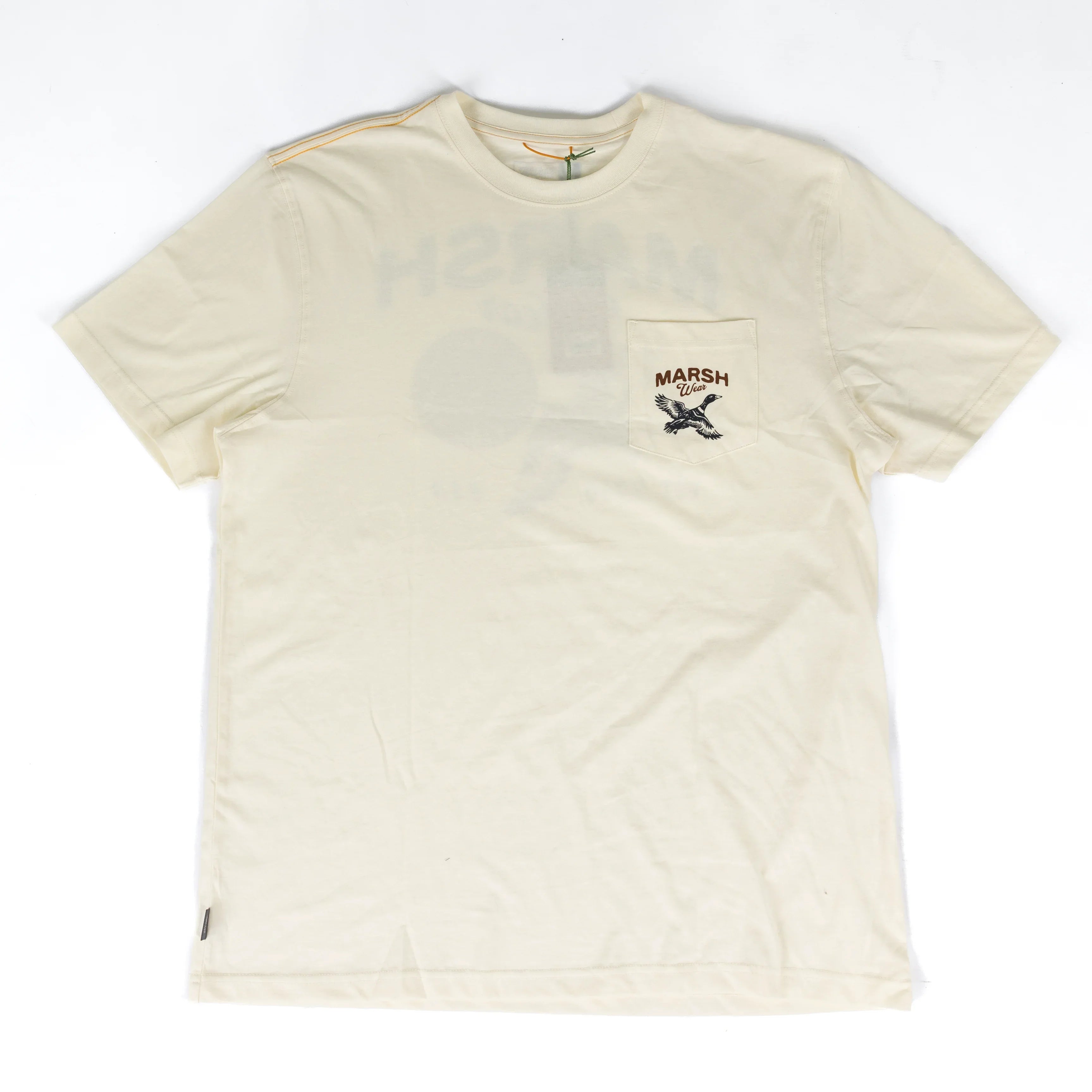 Men's Marsh Wear Short Sleeve Vintage White High Flyer T-shirt MWT1107